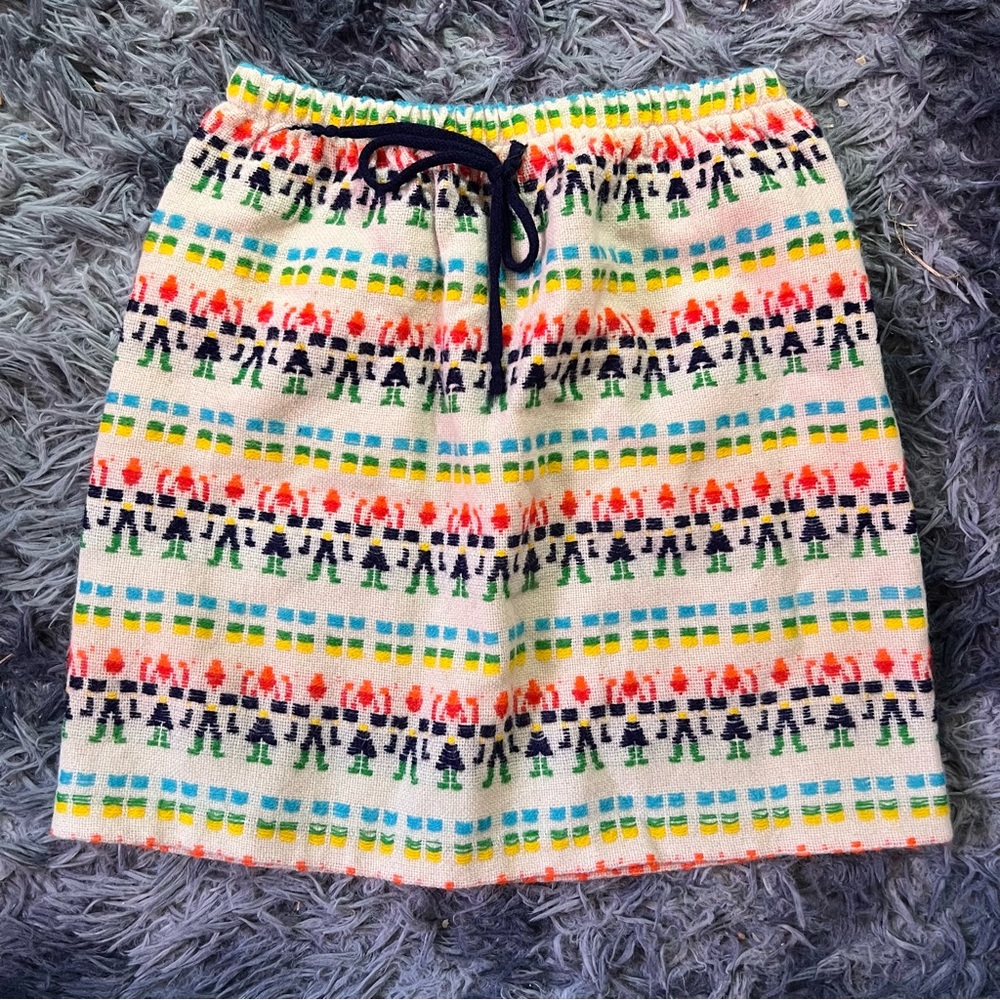Vintage 70s Pandora Novelty Print Skirt